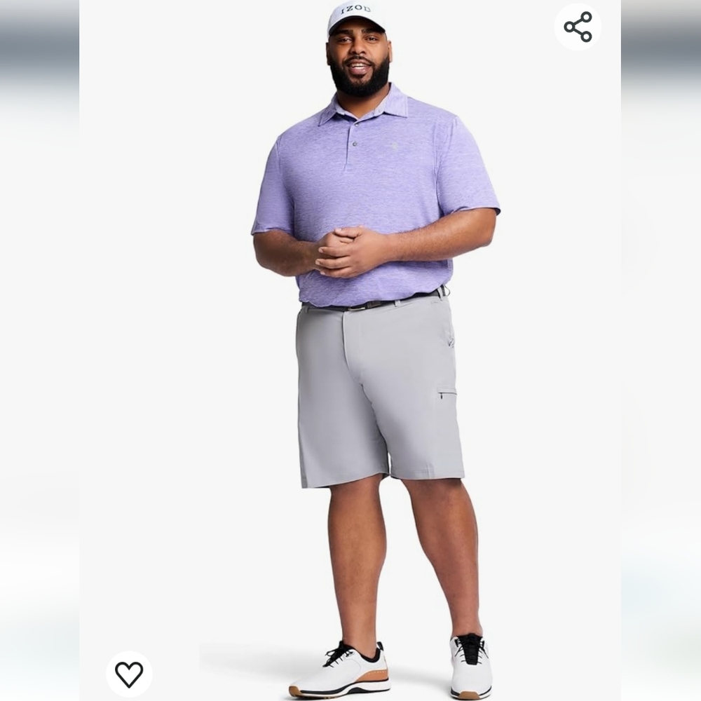 COPY - Izod Golf Men's Golf Title HolderShort Sleeve Polo. Size 5XLT in Ultra V…